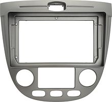 Рамка для установки в Chevrolet Lacetti 2004 - 2013 MFB дисплея (хэтч и вагон, климат, серебристая)