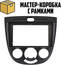 Рамка для установки в Chevrolet Lacetti 04-13 MFB дисплея (хэтч и вагон, кондиционер, черная) (36шт)
