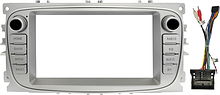 Установочный комплект для дисплеев 7001 типа в Ford со штатным ГУ овальной формы  (серебристый)