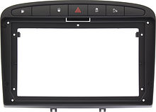 Рамка для установки в Peugeot 408 2012 - 2017, 308 2007 - 2013 MFB дисплея (черная)