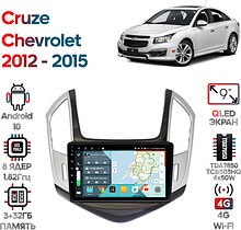 Штатная магнитола Chevrolet Cruze 2012 - 2015 Wide Media KS9265QR-3/32