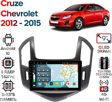 Штатная магнитола Chevrolet Cruze 2012 - 2015 Wide Media KS9285QR-3/32