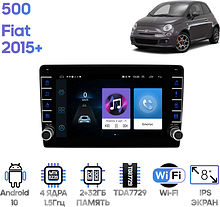 Штатная магнитола Fiat 500 2015+ Wide Media LC9658ON-2/32