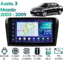 Штатная магнитола Mazda 3, Axela 2003 - 2009 Wide Media LC9032QU-4/64