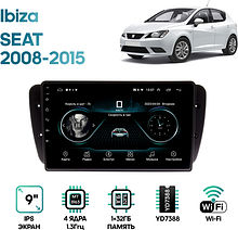 Штатная магнитола SEAT Ibiza 2008 - 2015 Wide Media LC9308MN-1/16