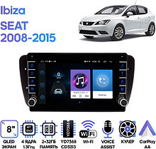 Штатная магнитола SEAT Ibiza 2008 - 2015 Wide Media LC9308ON-2/32