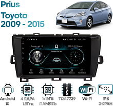 Штатная магнитола Toyota Prius 2009 - 2015 Wide Media LC9135MN-1/16 (правый руль)