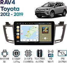 Штатная магнитола Toyota RAV4 2012 - 2019 Wide Media MT1030QT-2/32 для любой комплектации авто