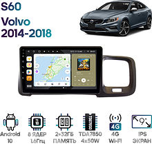 Штатная магнитола Volvo S60 2011 - 2018 Wide Media MT9369QT-2/32 